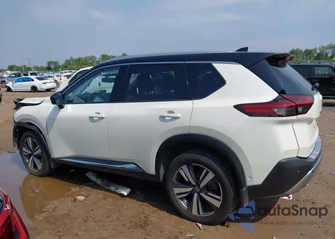 2021 Nissan Rogue Platinum from USA, damaged, VIN JN8AT3DD5MW304748